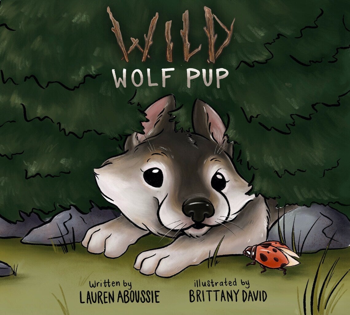 wolf pups drawings